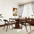 Retro Rubber Wood Dining Table