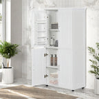 Wide Bathroom Floor Storage Cabinet - image 3