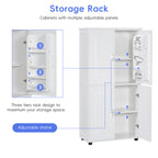Wide Bathroom Floor Storage Cabinet - image 4
