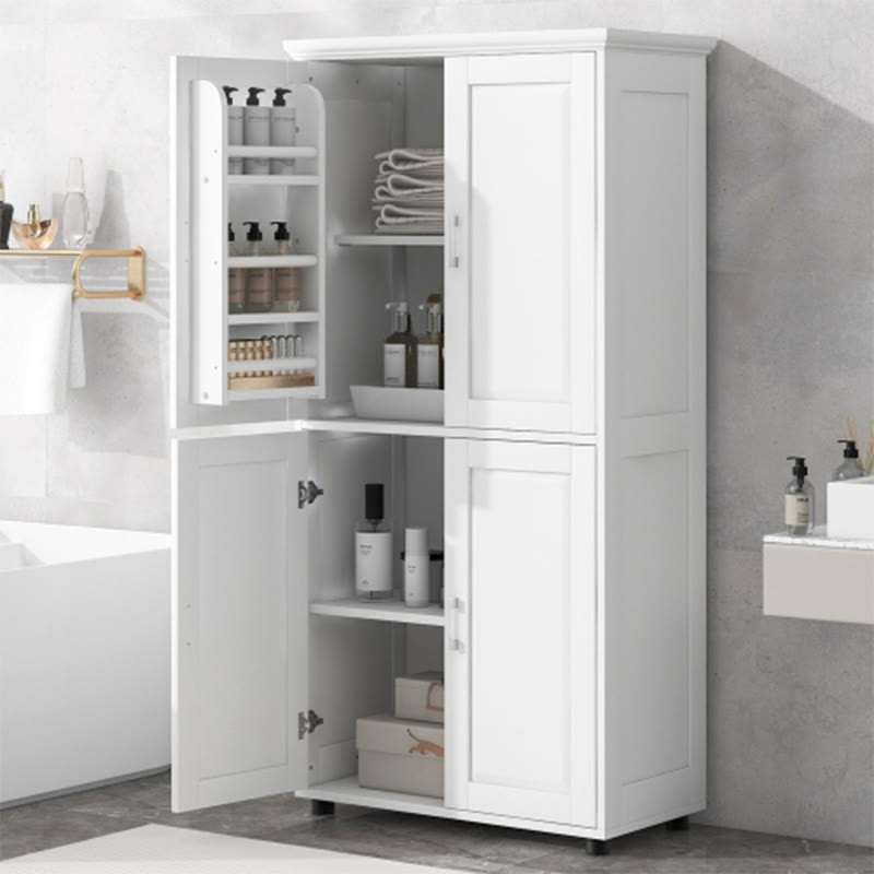 Wide Bathroom Floor Storage Cabinet - image 2
