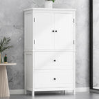 Bathroom Storage Cabinet With Two Doors And Drawers - White - image 0