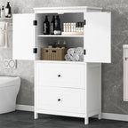 Bathroom Storage Cabinet With Two Doors And Drawers - image 2