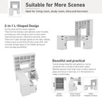 L-Shaped Storage Computer Desk - image 5