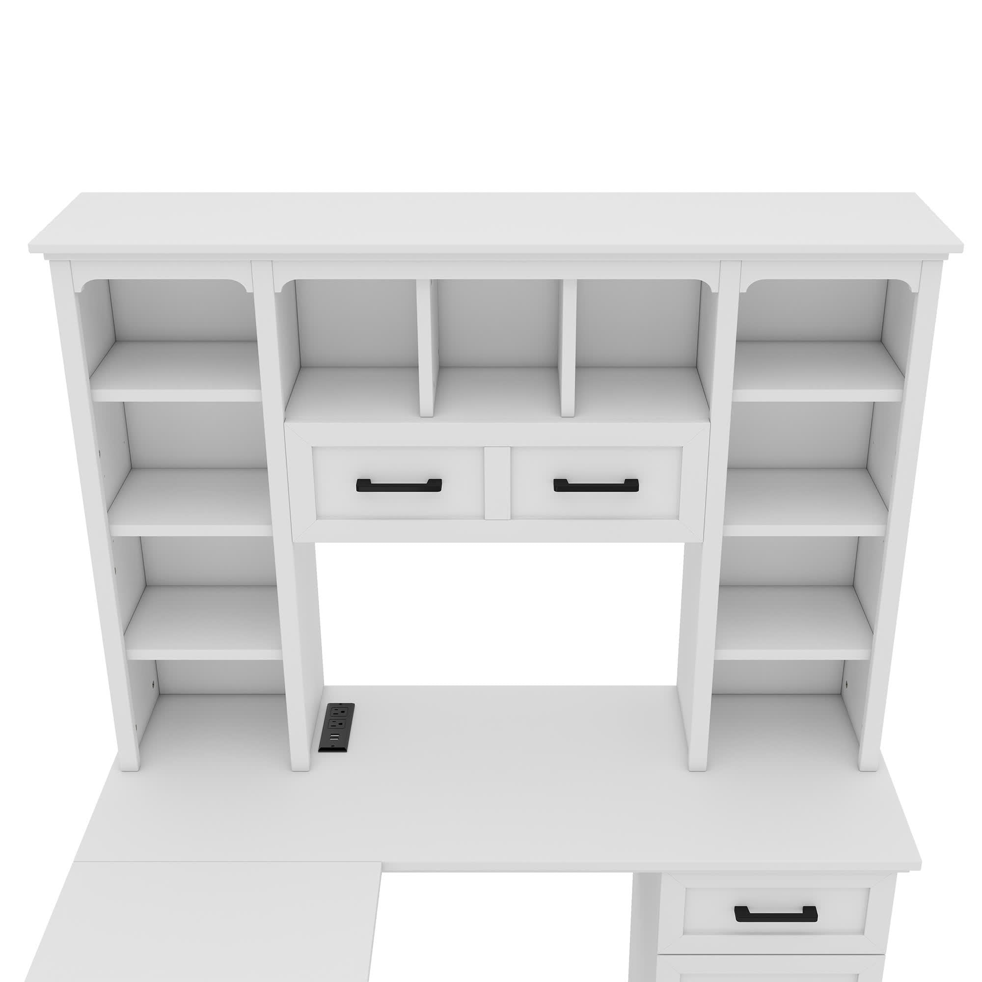 L-Shaped Storage Computer Desk - image 12
