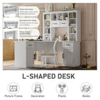 L-Shaped Storage Computer Desk - image 4