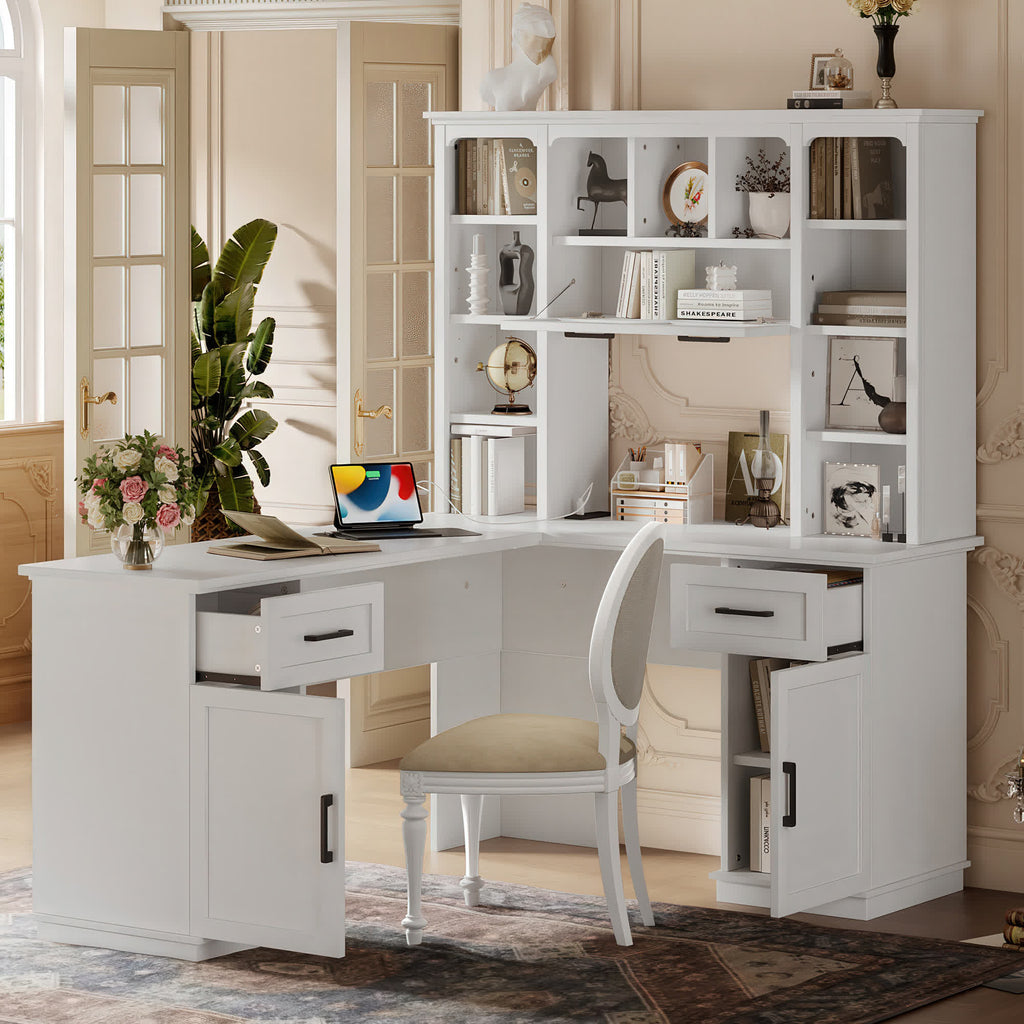 L-Shaped Storage Computer Desk - image 2