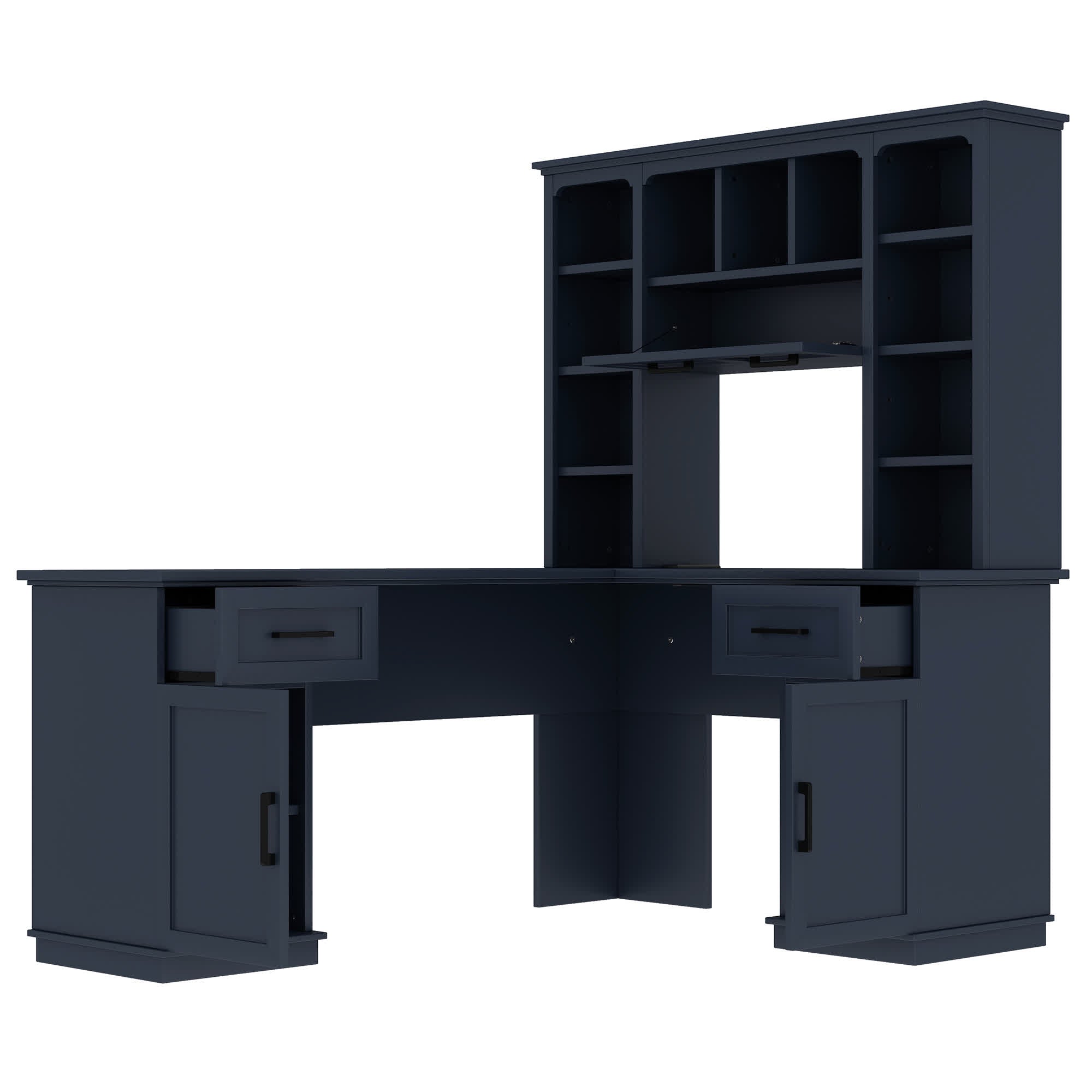 L-Shaped Storage Computer Desk - image 19