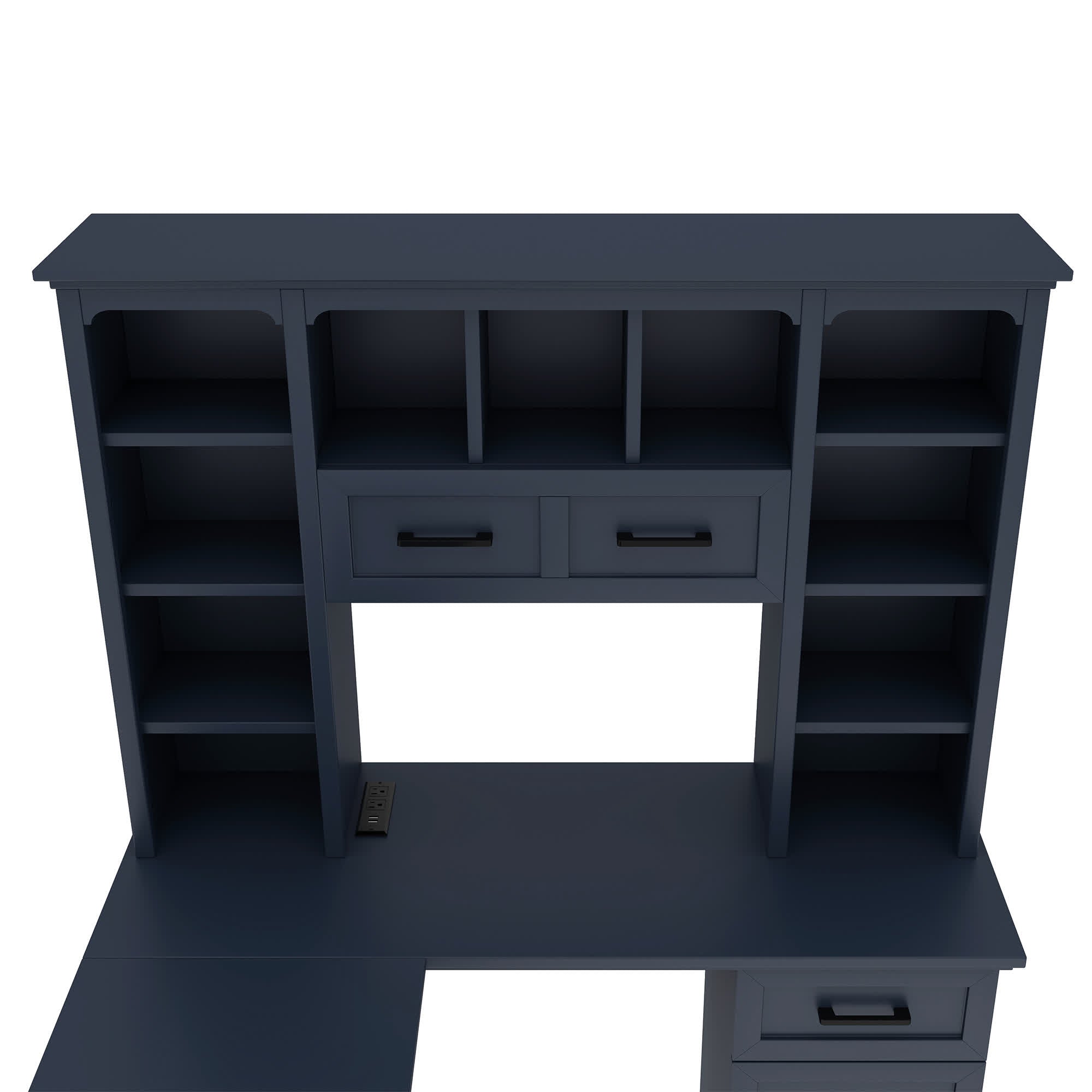 L-Shaped Storage Computer Desk - image 26