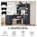 L-Shaped Storage Computer Desk - image 16