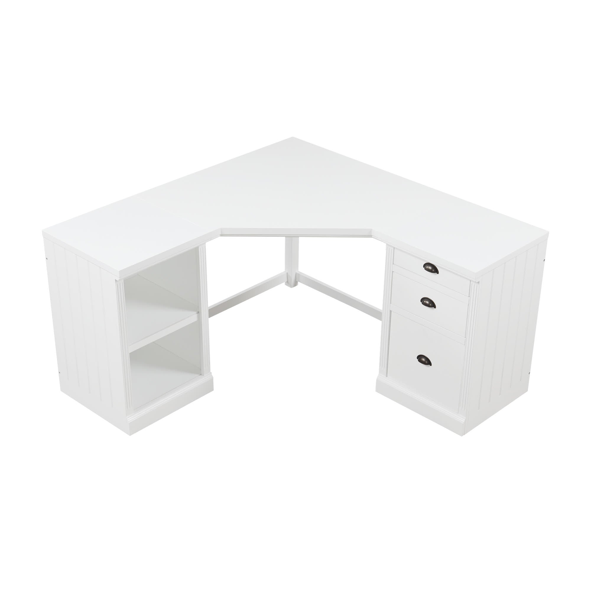 Modern L-shaped Office Executive Desk - image 8