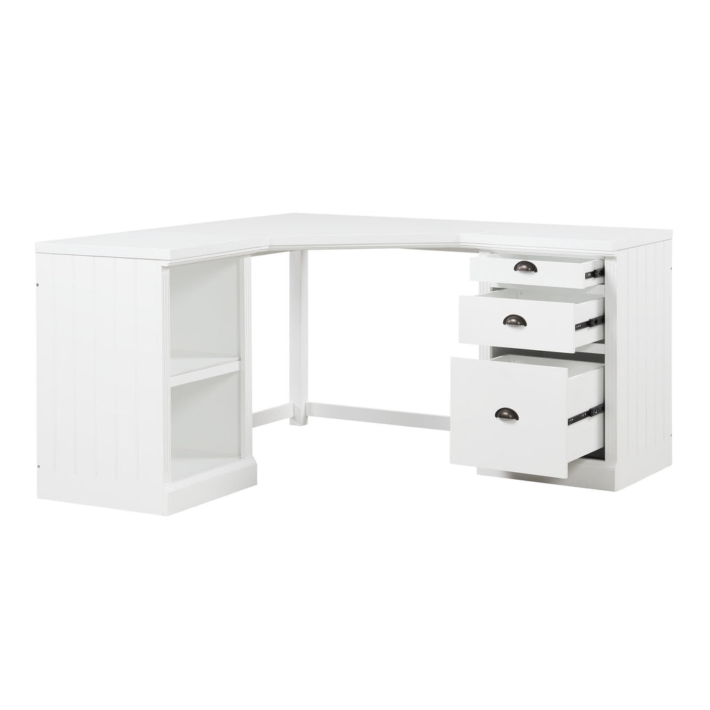 Modern L-shaped Office Executive Desk - image 7