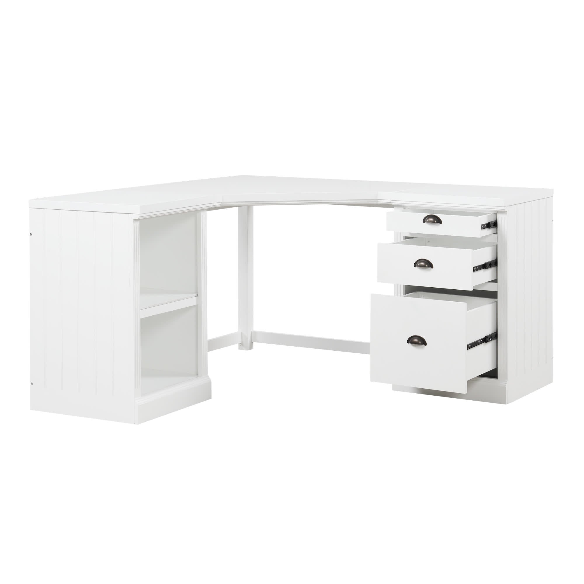 Modern L-shaped Office Executive Desk - image 7