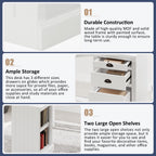 Modern L-shaped Office Executive Desk - image 5