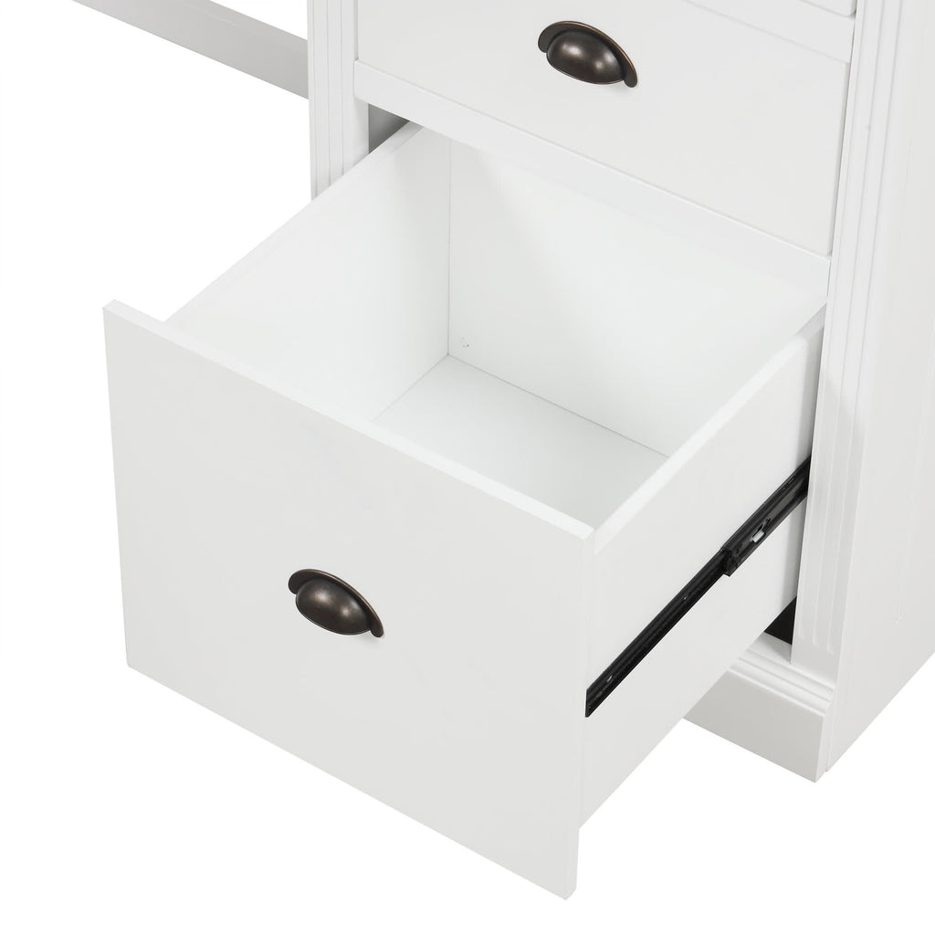 Modern L-shaped Office Executive Desk - image 14