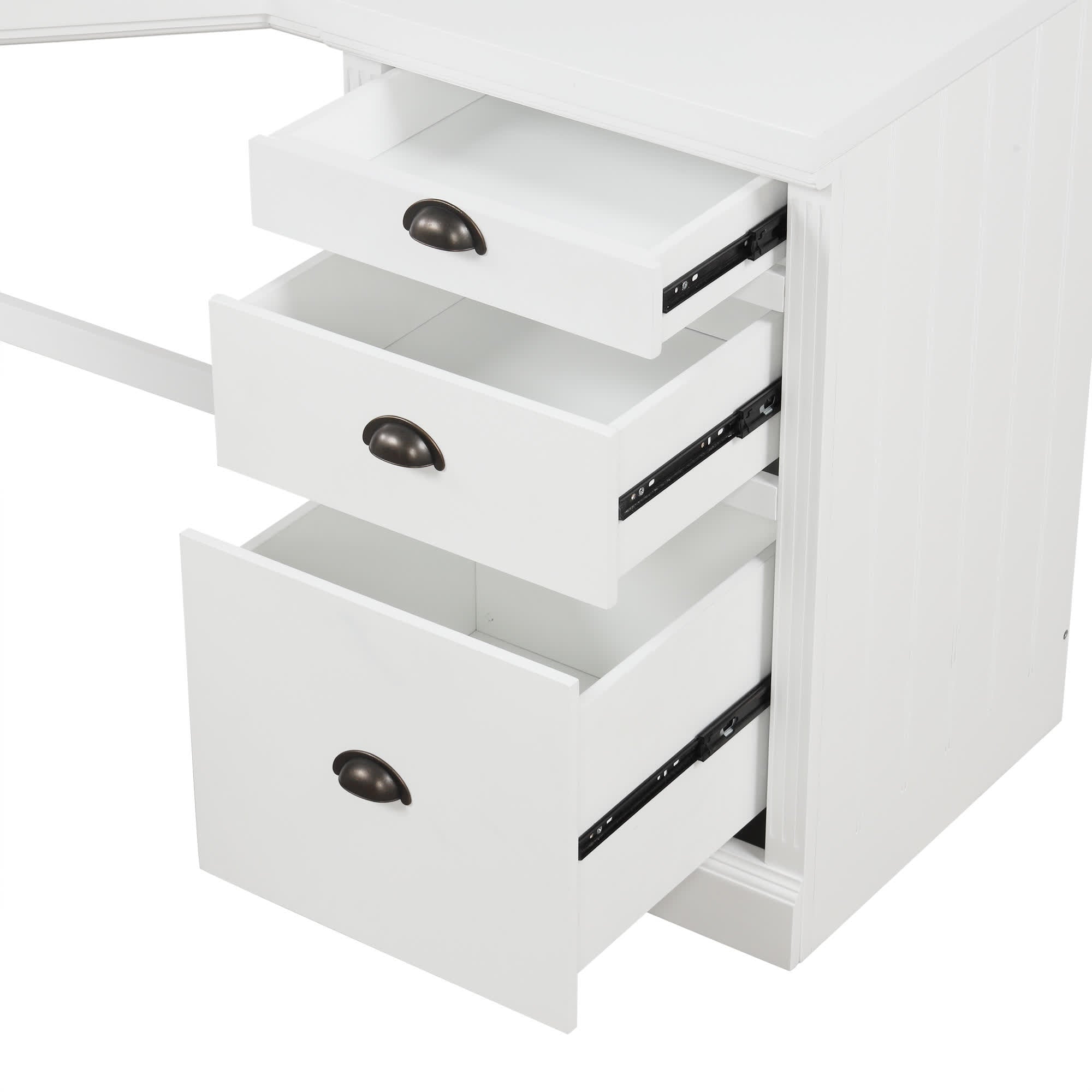 Modern L-shaped Office Executive Desk - image 13