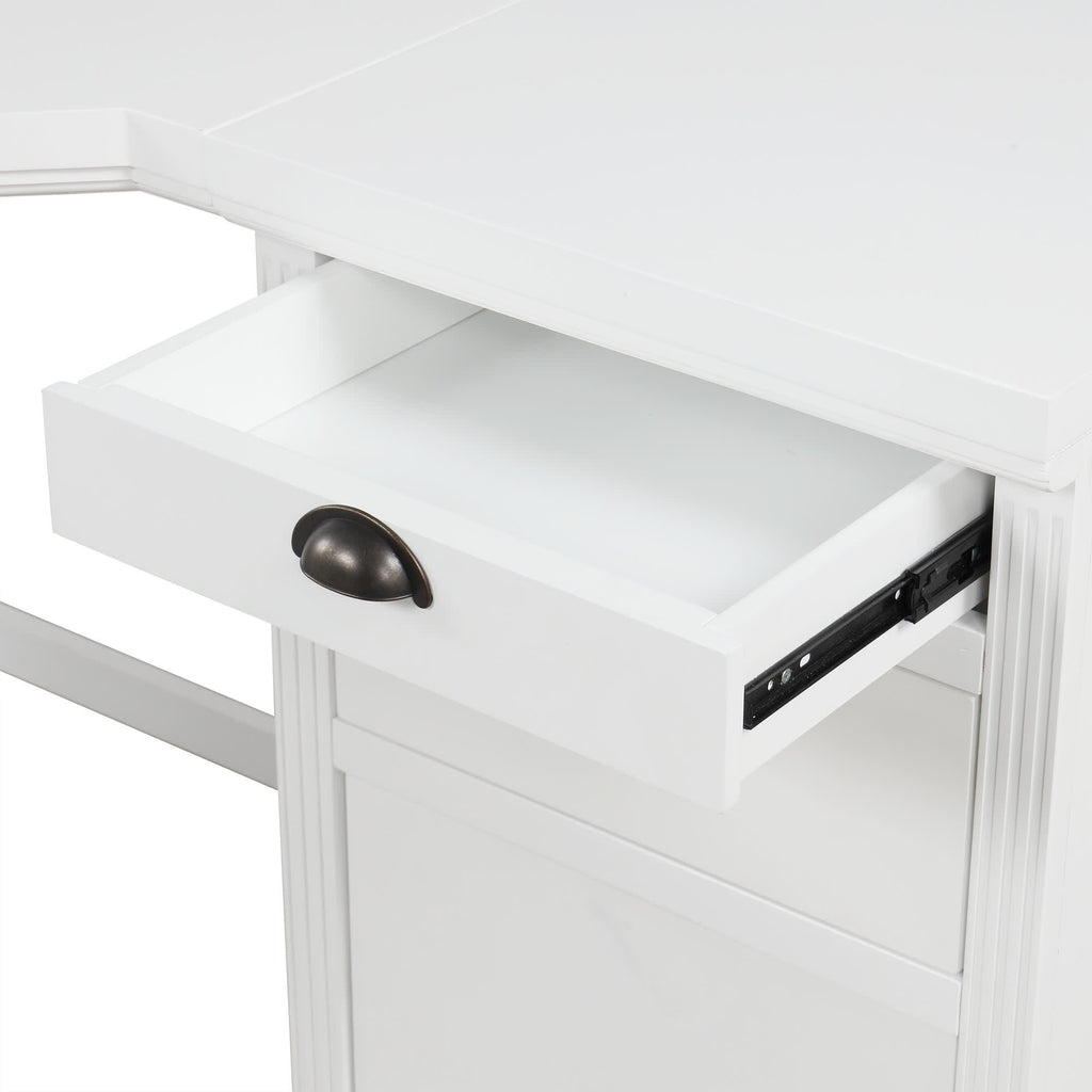 Modern L-shaped Office Executive Desk - image 16