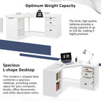 Modern L-shaped Office Executive Desk - image 6