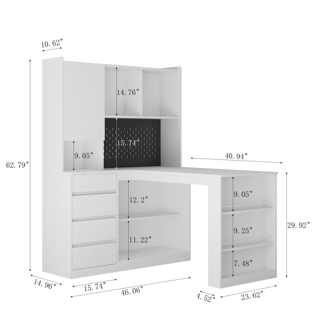 Modern Corner L-Shaped Desk - image 17