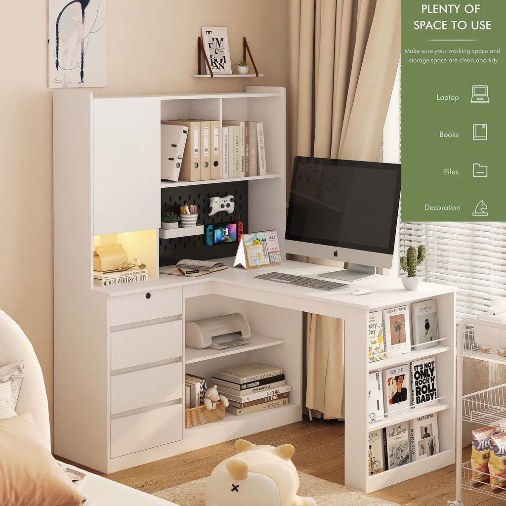 Modern Corner L-Shaped Desk - image 8