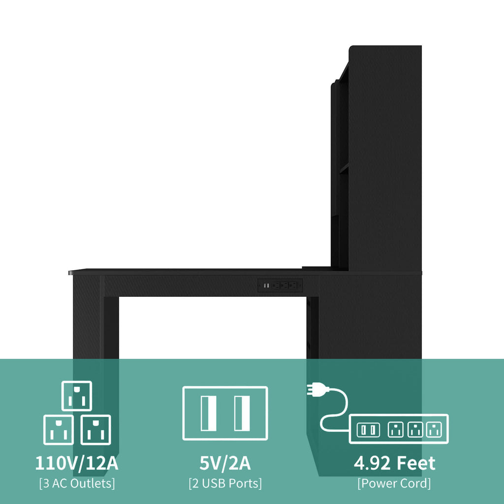 Modern Corner L-Shaped Desk - image 22