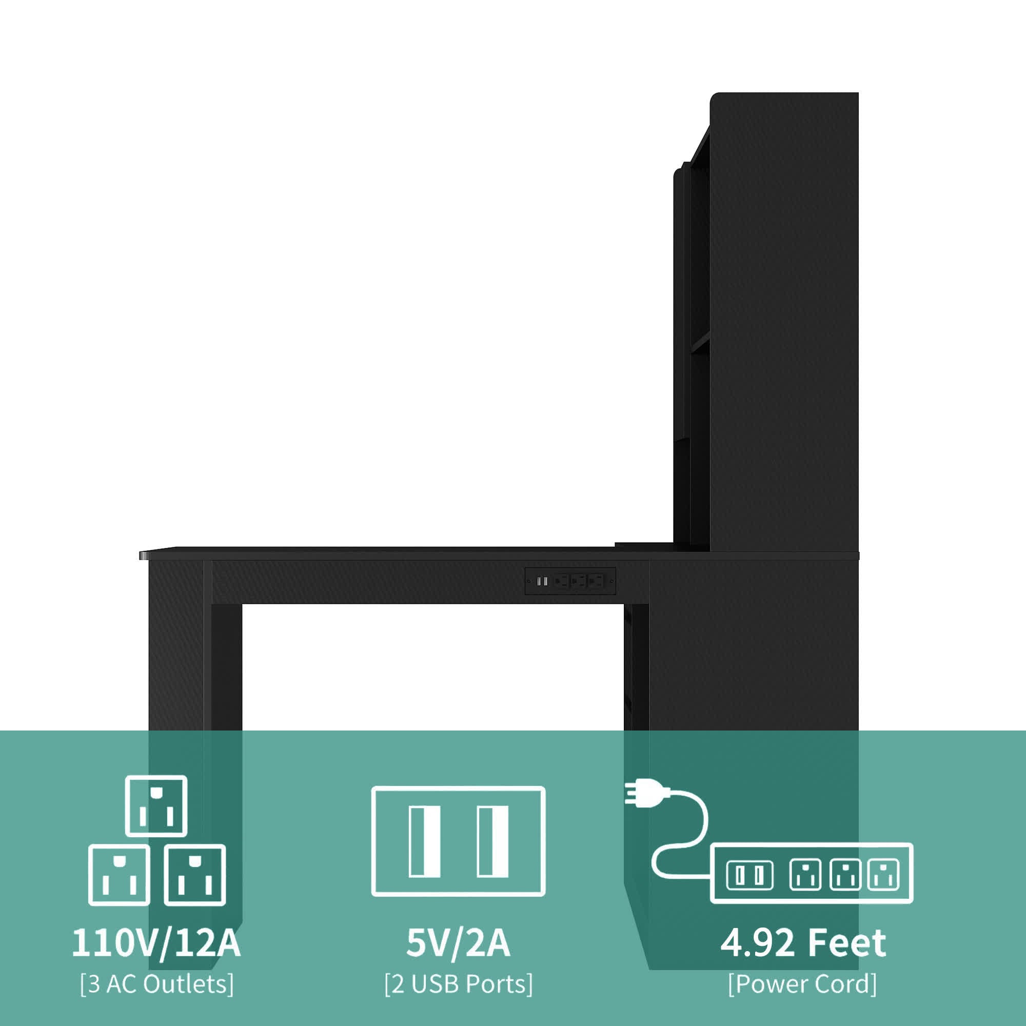 Modern Corner L-Shaped Desk - image 22