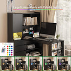 Modern Corner L-Shaped Desk - image 21