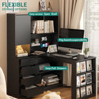 Modern Corner L-Shaped Desk - image 20