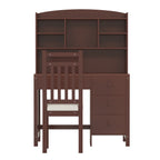 Vintage Home Executive Desk and Upholstered Chair Set - image 9
