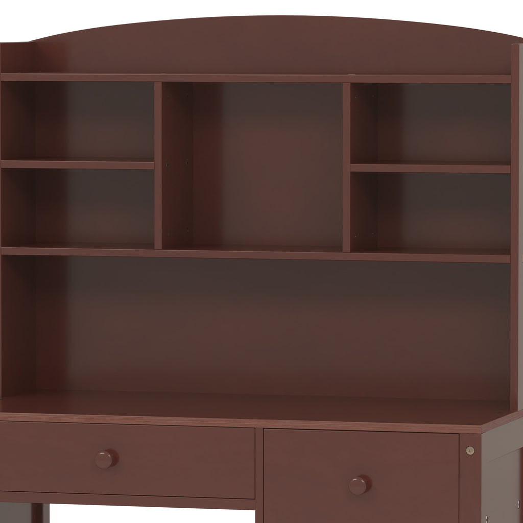 Vintage Home Executive Desk and Upholstered Chair Set - image 13