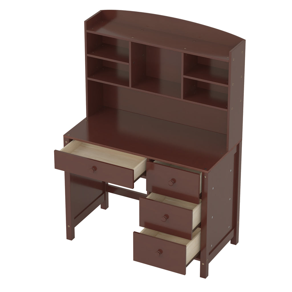 Vintage Home Executive Desk and Upholstered Chair Set - image 11