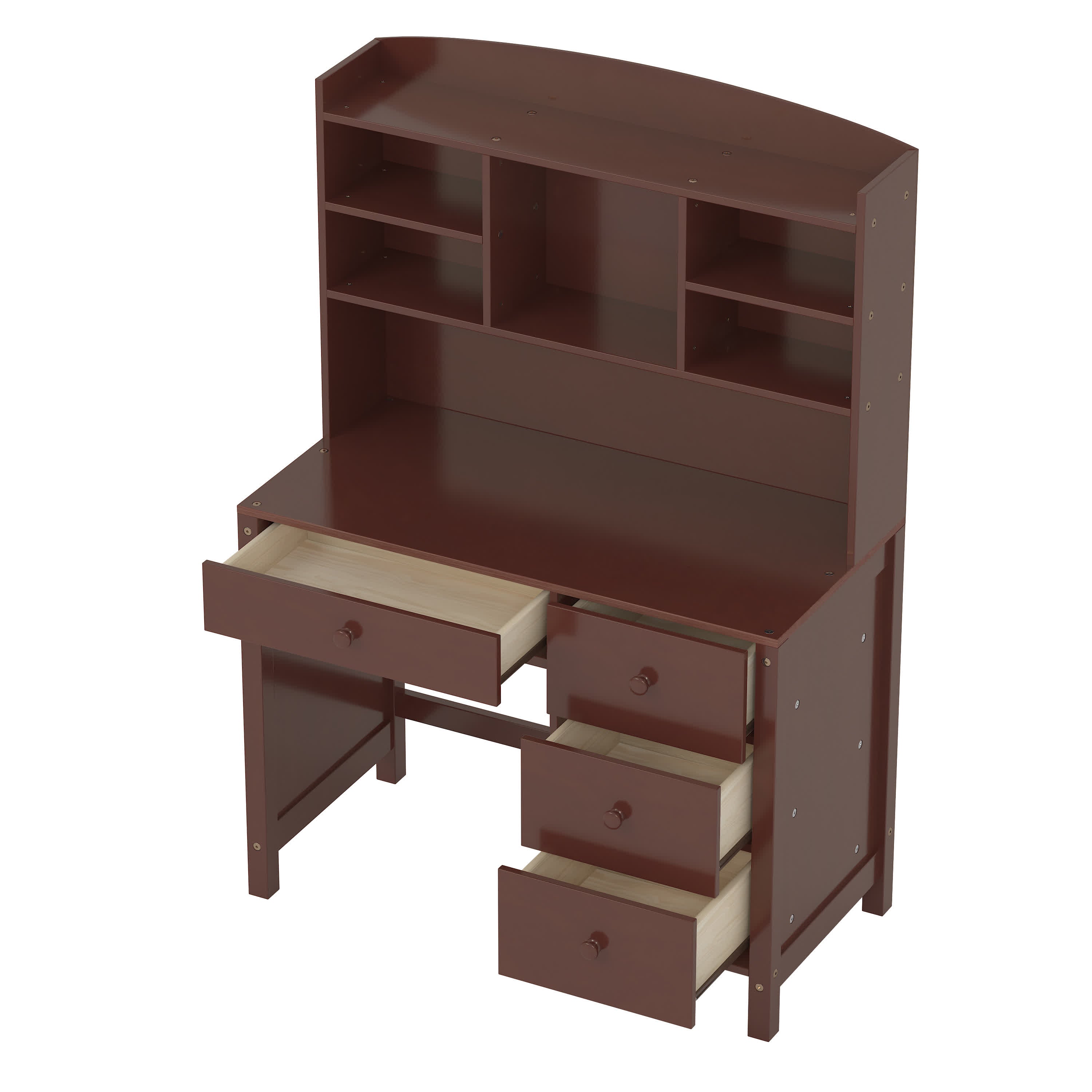 Vintage Home Executive Desk and Upholstered Chair Set - image 11