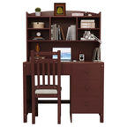 Vintage Home Executive Desk and Upholstered Chair Set - image 7