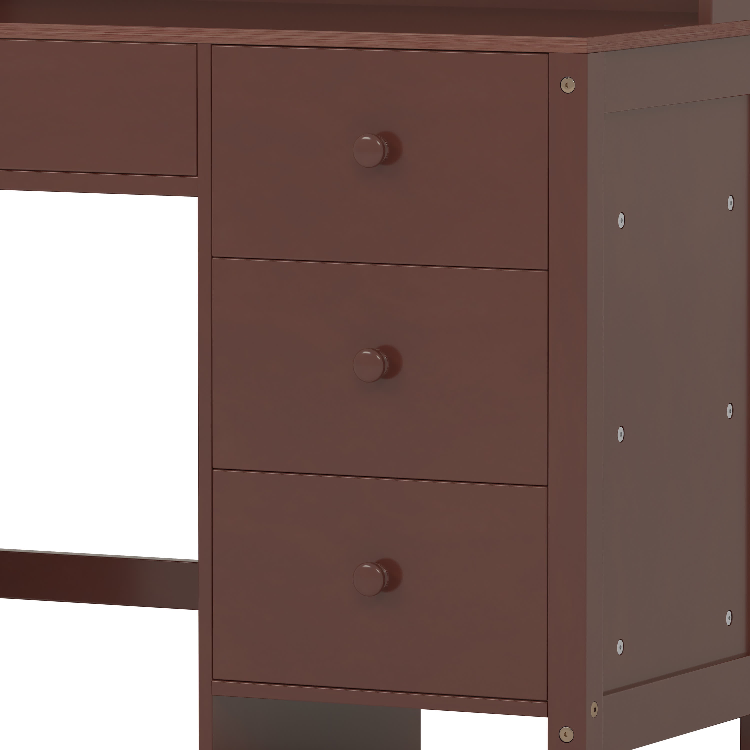 Vintage Home Executive Desk and Upholstered Chair Set - image 15