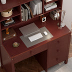 Vintage Home Executive Desk and Upholstered Chair Set - image 4