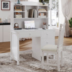 Vintage Home Executive Desk and Upholstered Chair Set - image 21