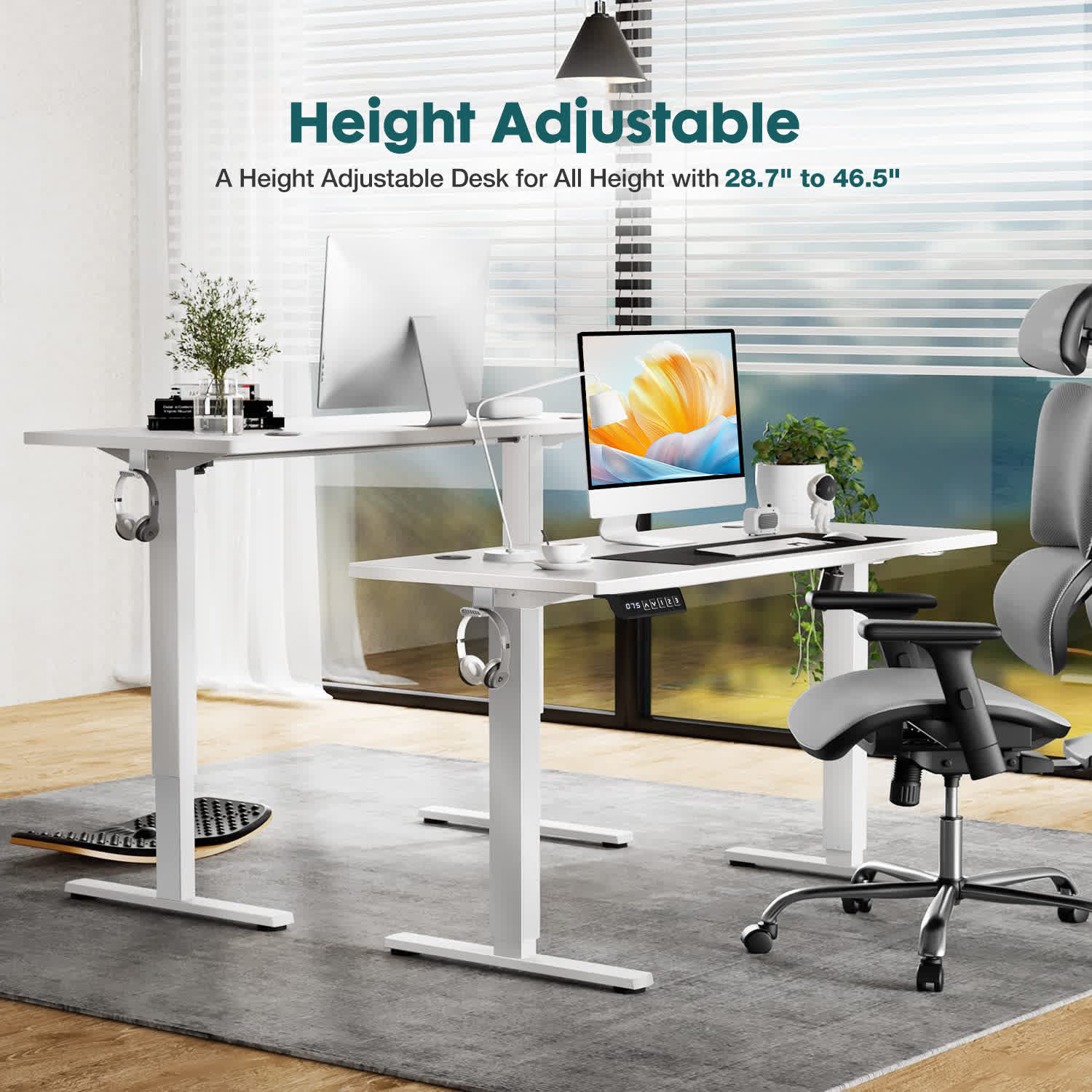 Height Adjustable Electric Standing Desk