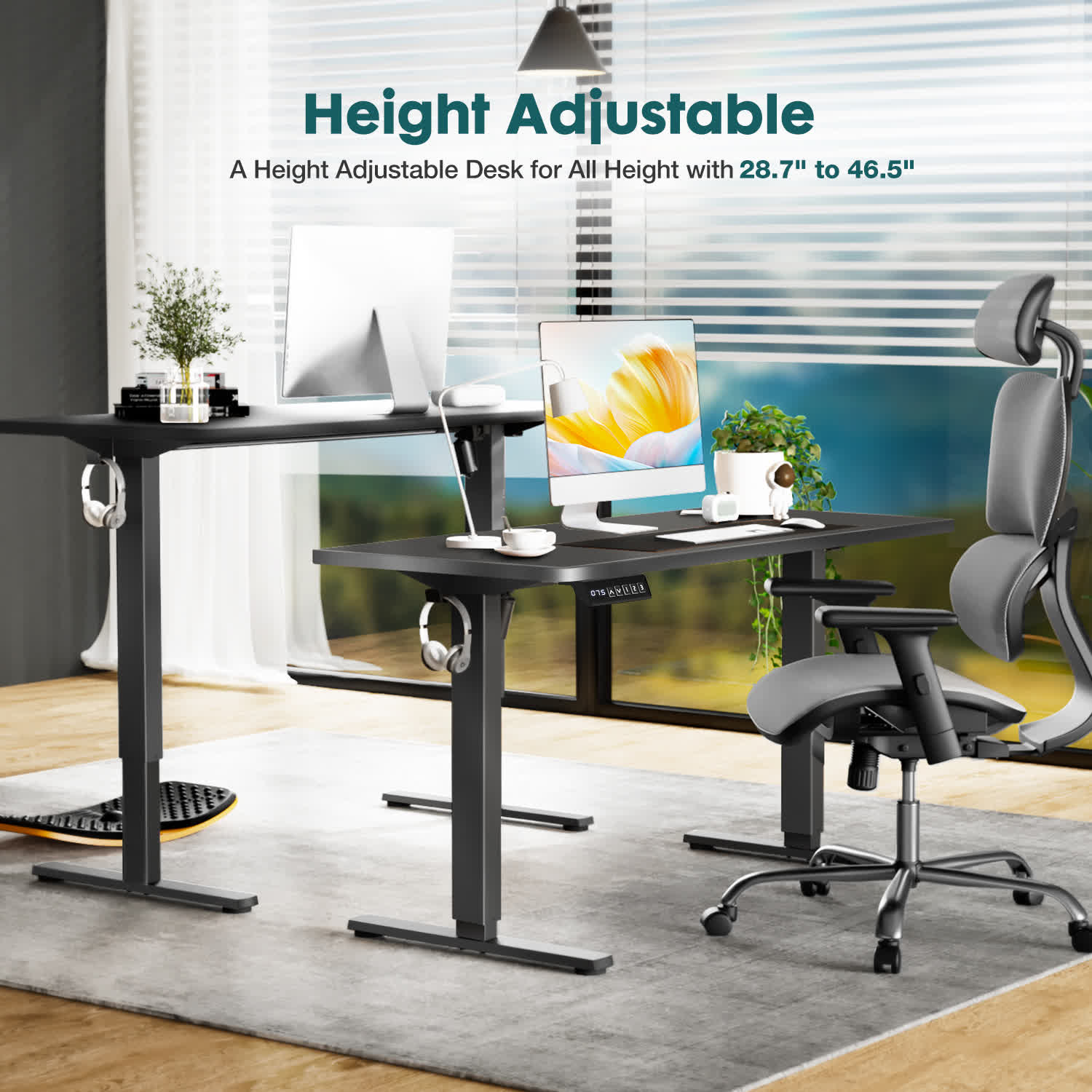 Height Adjustable Electric Standing Desk