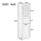 Tall Bathroom Cabinet With Drawer - image 7