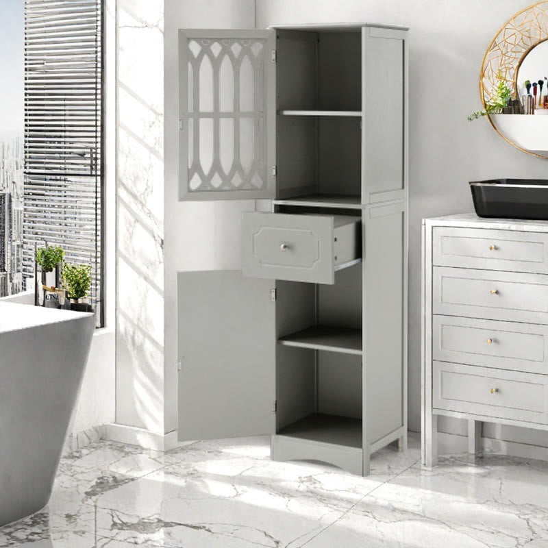 Tall Bathroom Cabinet With Drawer - image 3