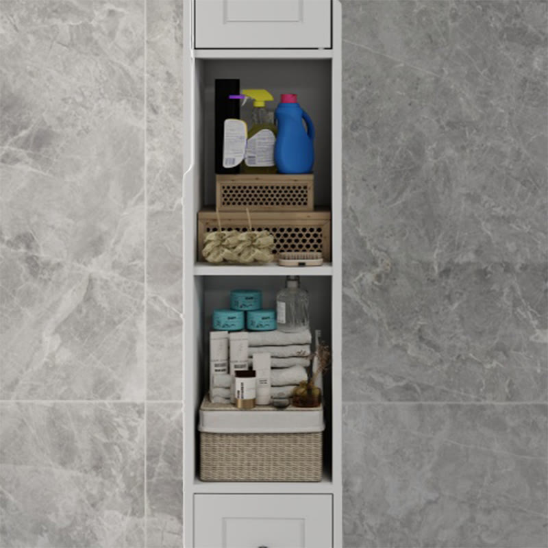 Tall Slim Bathroom Storage Cabinet - image 7