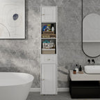Tall Slim Bathroom Storage Cabinet - image 4