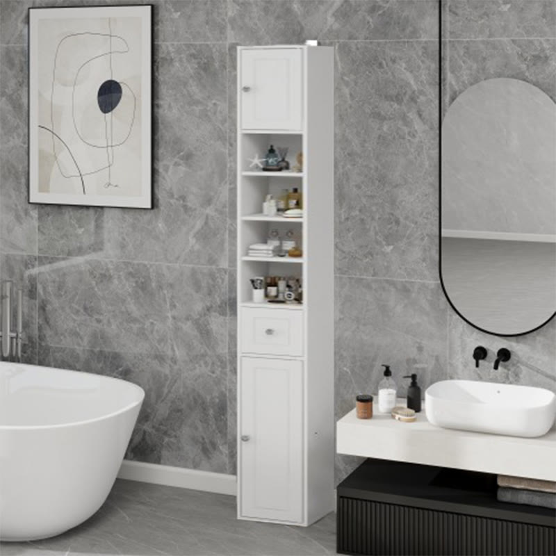 Tall Slim Bathroom Storage Cabinet - image 3