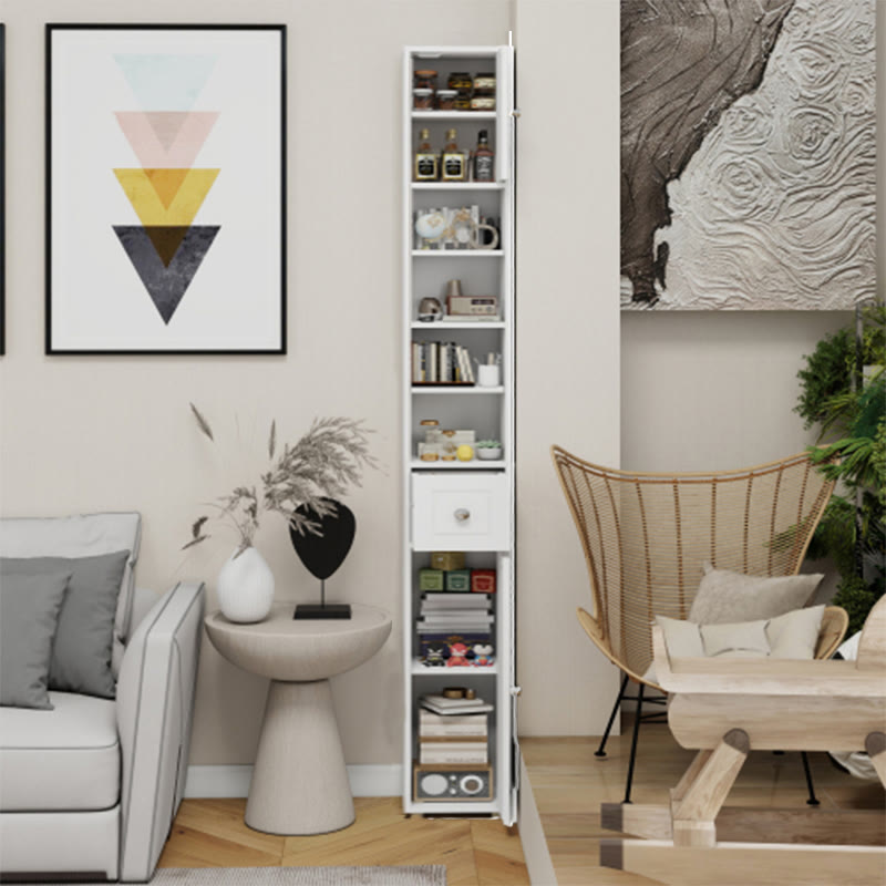 Tall Slim Bathroom Storage Cabinet - image 6