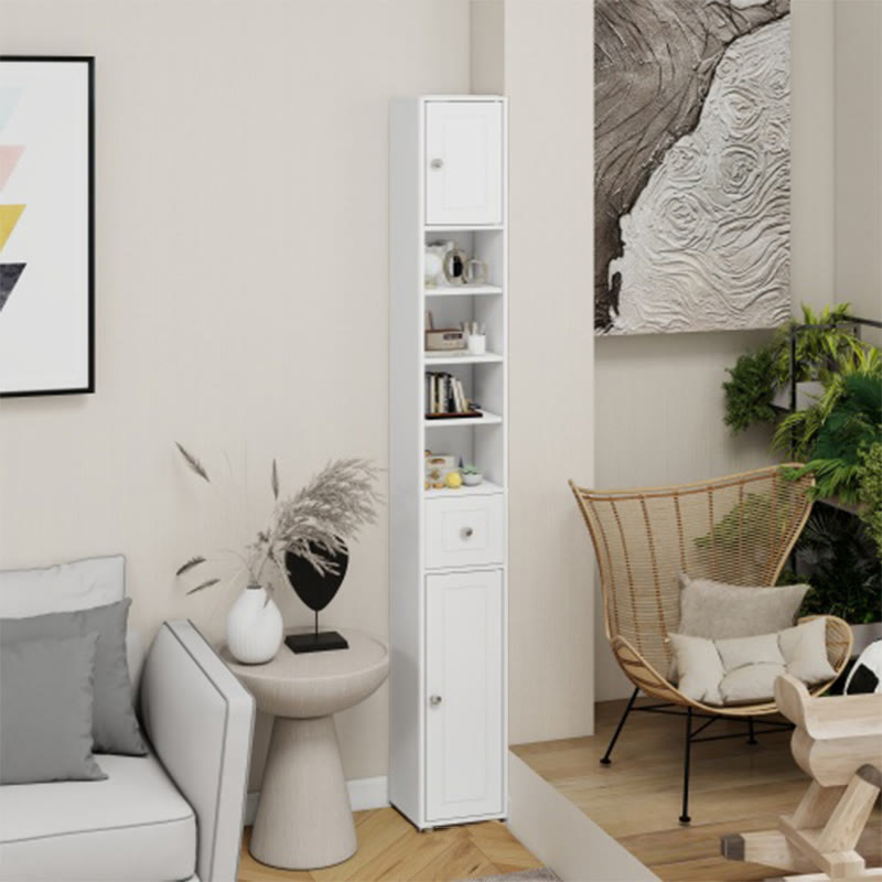 Tall Slim Bathroom Storage Cabinet - image 5