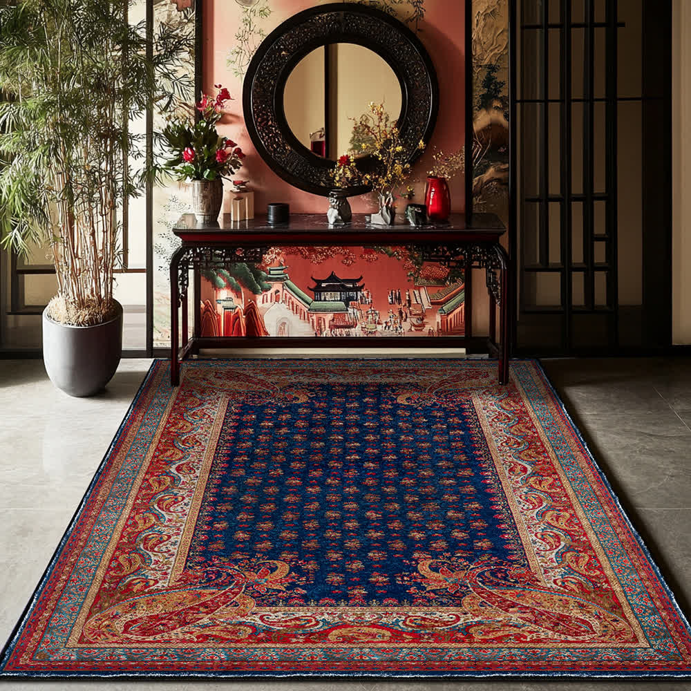 Retro Paisley Soft Anti-slip Indoor Outdoor Rug - image 2