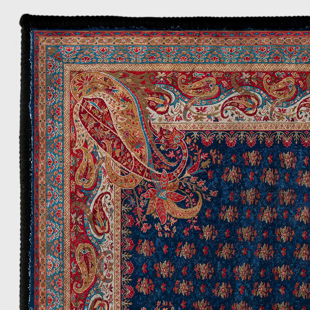 Retro Paisley Soft Anti-slip Indoor Outdoor Rug - image 5