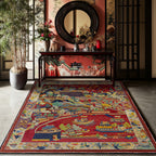 Oriental Landscape Foldable Anti-slip Area Rug - image 1