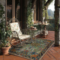 Bohemian Floral Anti-slip Indoor Outdoor Rug