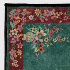  Anti-slip Elegant Floral Soft Washable Area Rug - image 4