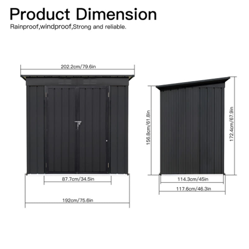 Metal Garden Storage Sheds